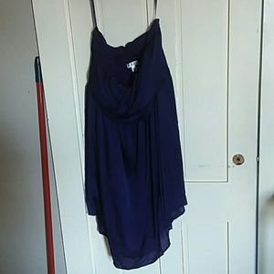Woman's strapless purple dress size 22W